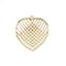 John Bead Beadwork Findings Gold Crossed Heart Pendant, 4ct.